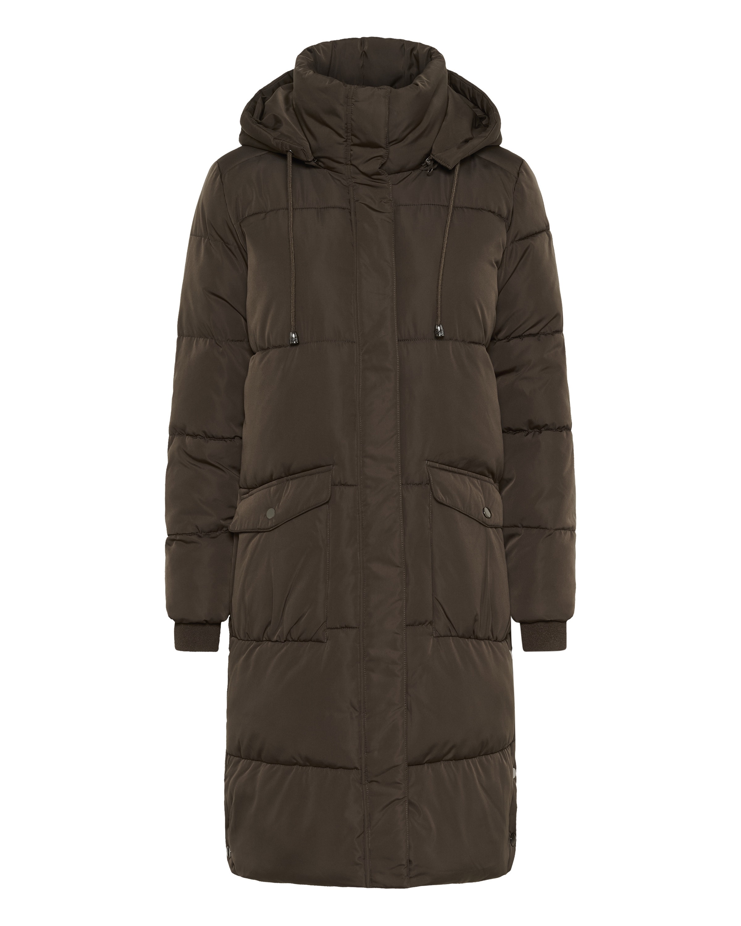 Kaffe Mantel 'KAAnika' in Braun: Vorderseite