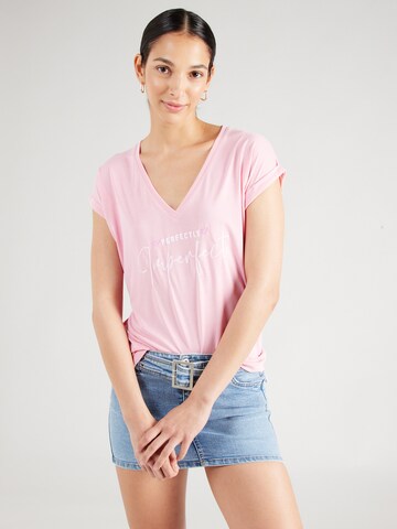 Key Largo T-shirt 'PERFECTLY' i rosa