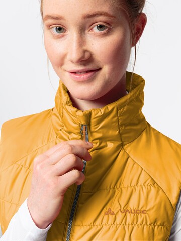 VAUDE Sports Vest 'Moena' in Yellow