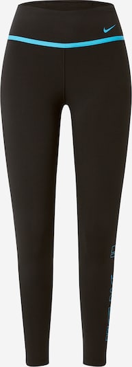 NIKE Sportbroek in de kleur Turquoise / Zwart, Productweergave