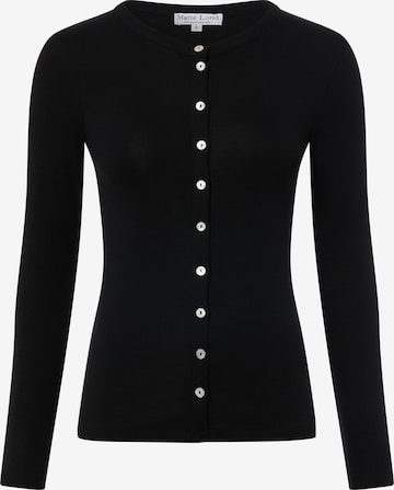 Marie Lund Strickjacke in Schwarz: Vorderseite