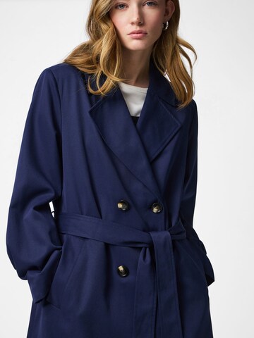 Manteau mi-saison 'PCScarlett' PIECES en bleu
