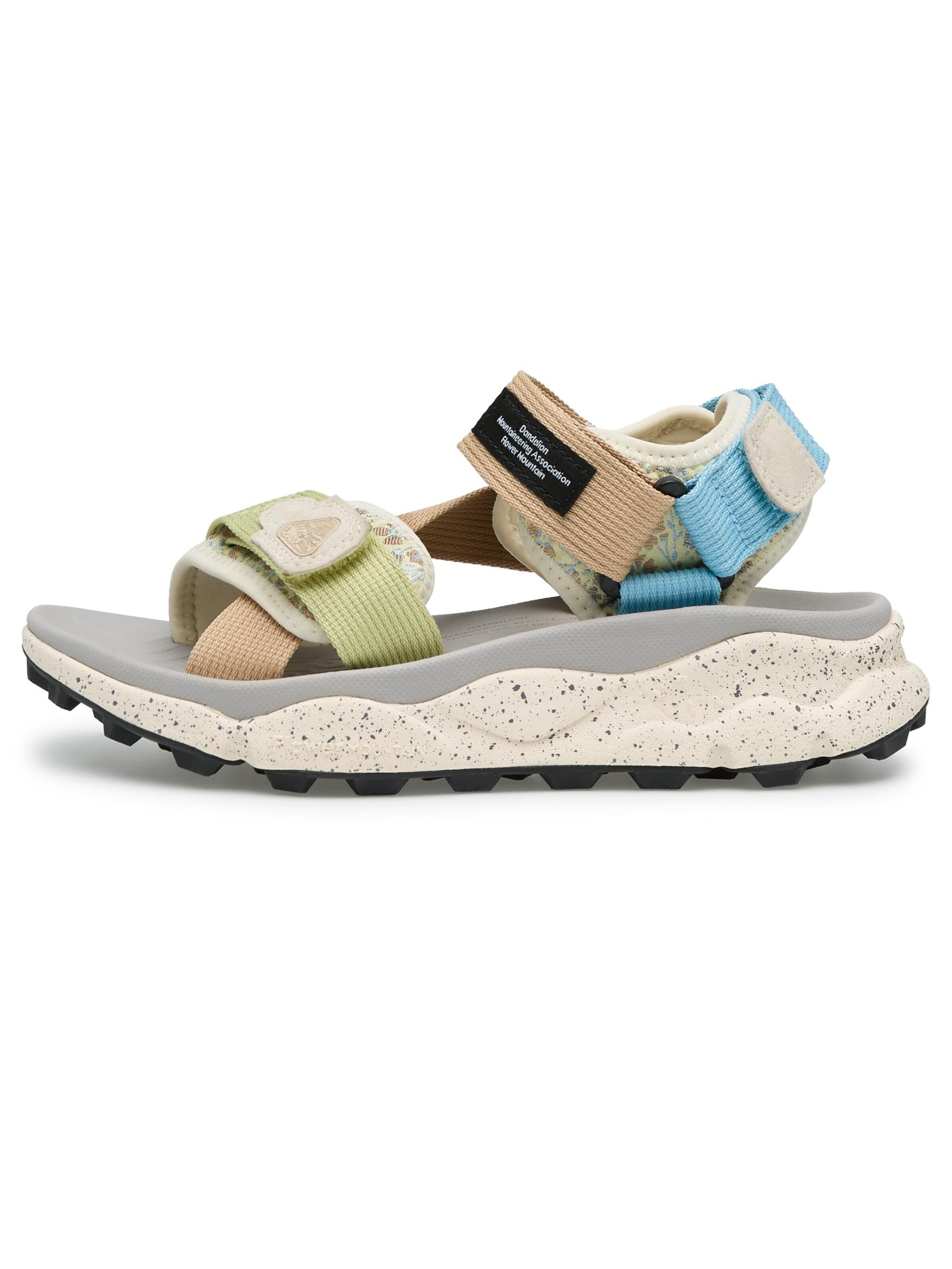 Flower Mountain Sandals 'NAZCA 2 WOMAN' in Green: front