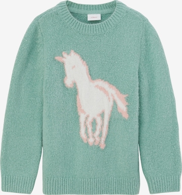 Pull-over s.Oliver en vert : devant