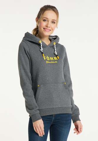 Schmuddelwedda Sweatshirt 'Föhr' in Grey: front