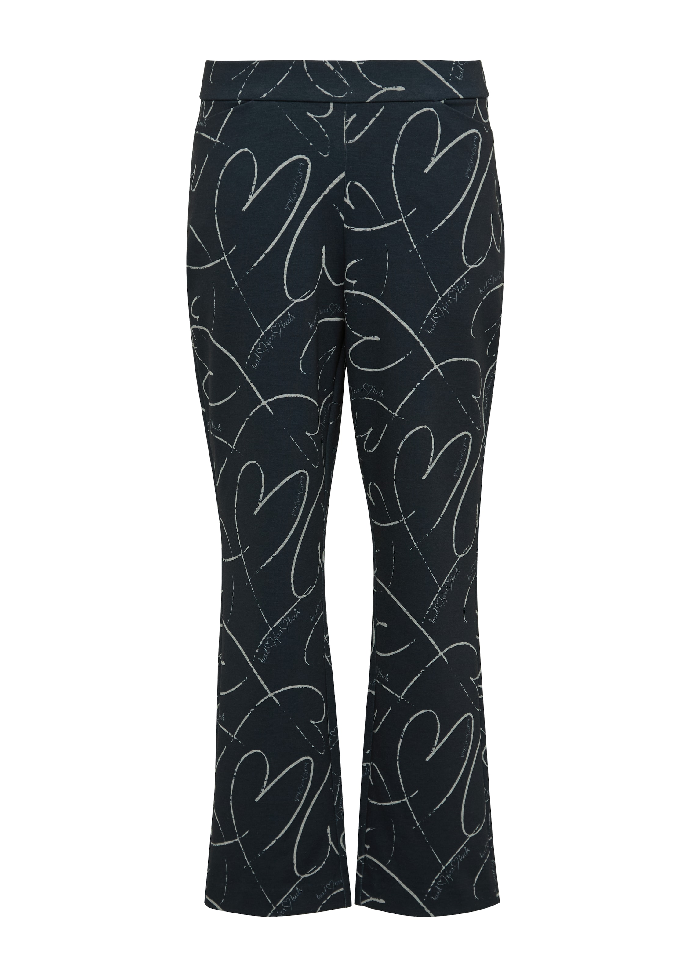 évasé Pantalon s.Oliver BLACK LABEL en bleu : devant