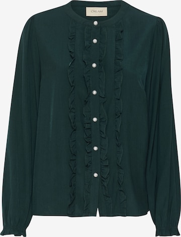 Cream Blouse 'CR Suki' in Green: front