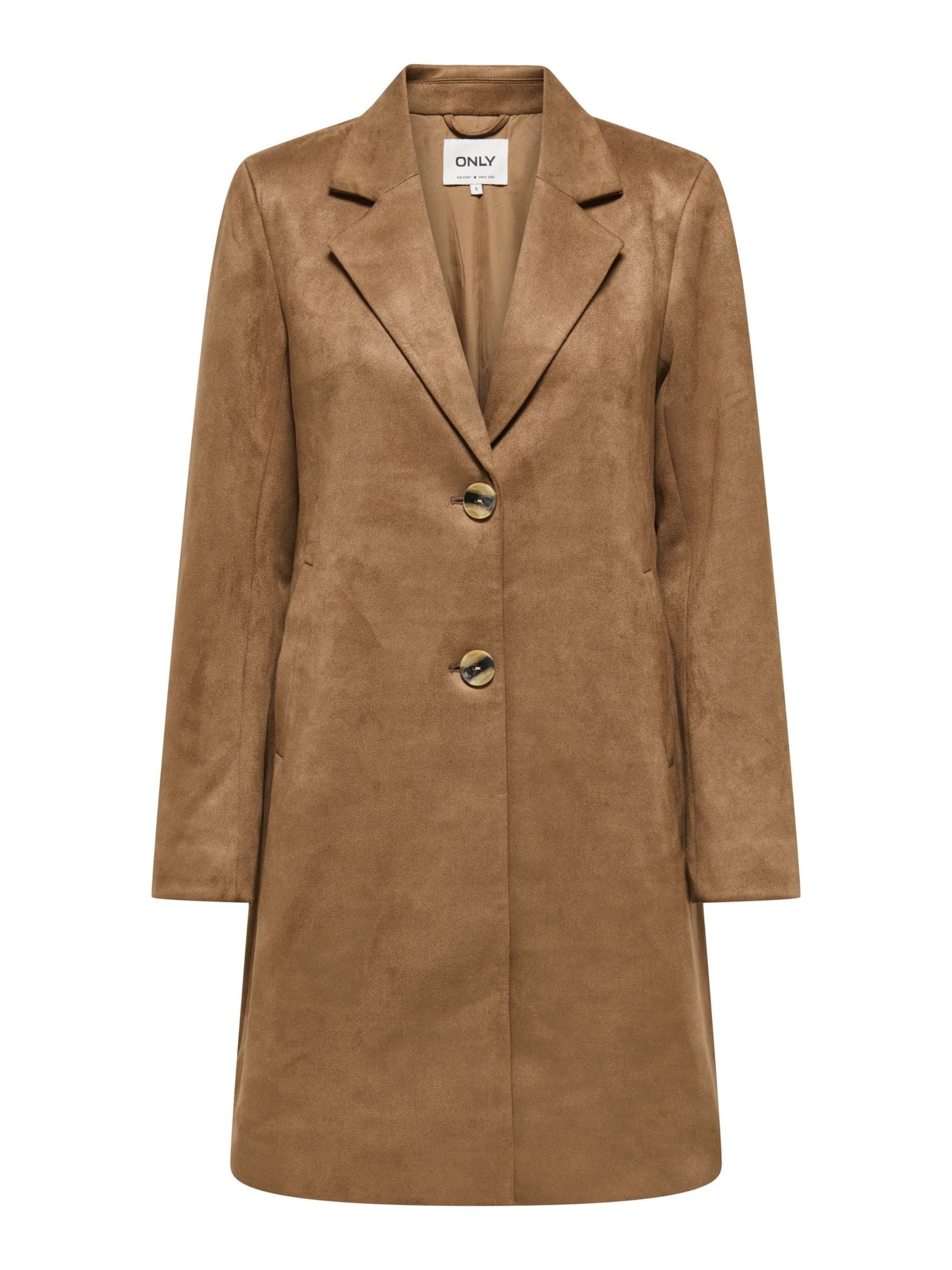 ONLY Átmeneti kabátok 'DIANE' - barna: elől