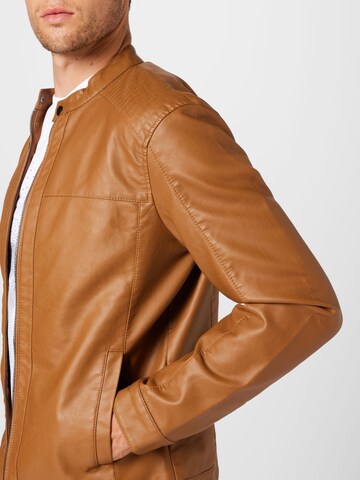 Only & Sons Regular fit Between-Season Jacket 'Mike' in Brown