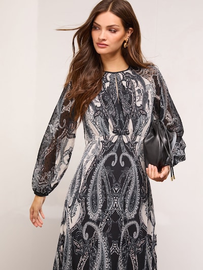 Lipsy Vestido en 32 en beige claro / grafito / negro, Vista del producto