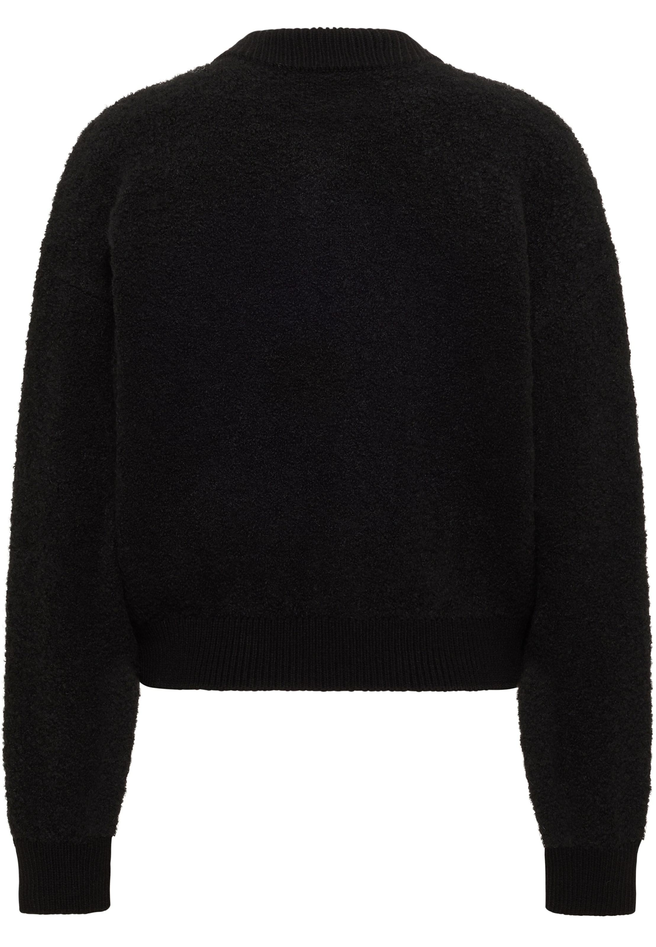MUSTANG Knit Cardigan 'Eleanor' in Black