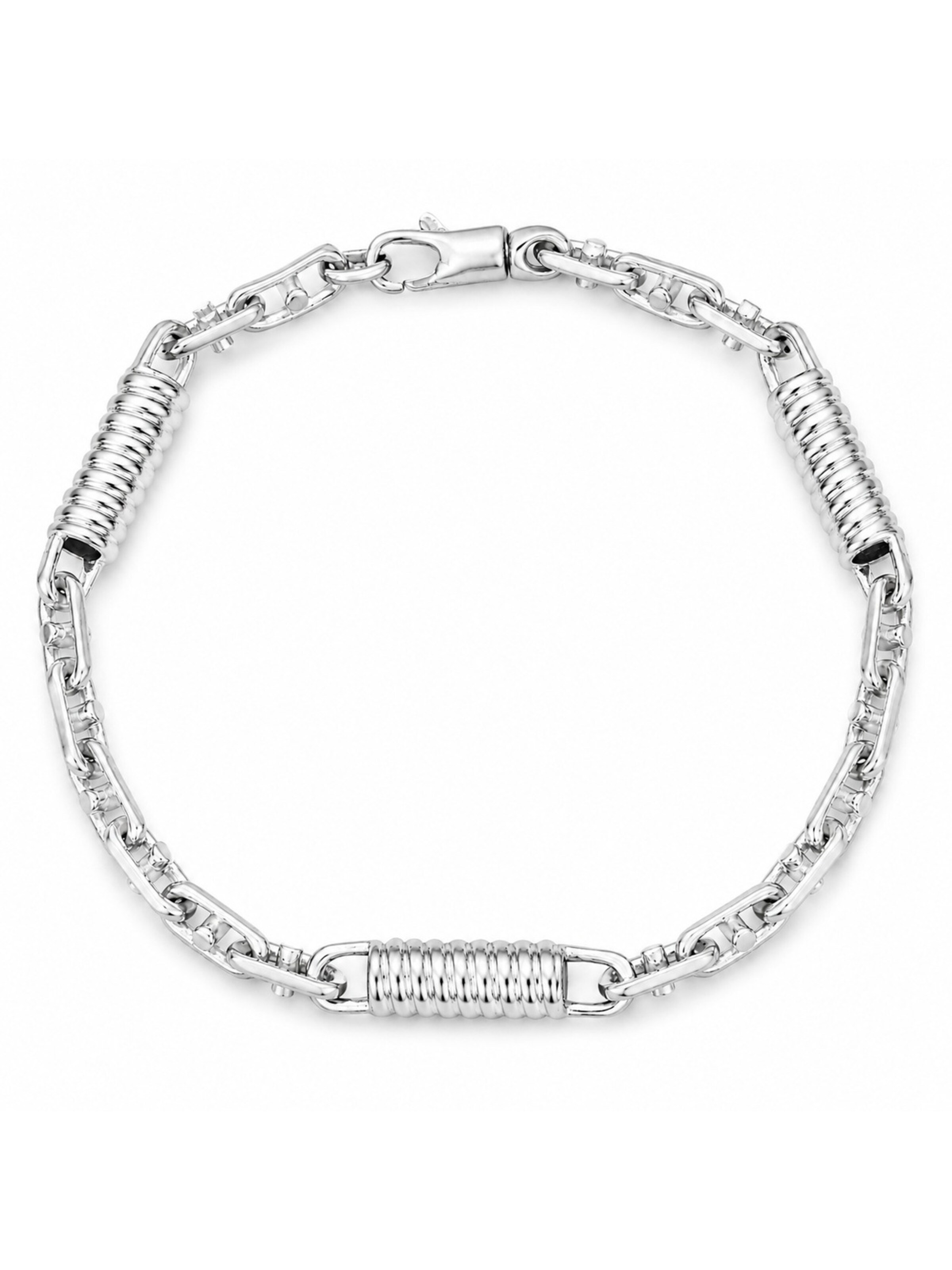 Tony Fein Armband 'Monte Carlo'‌‌‌‌‌‌‌‌‌ in Silber: Vorderseite