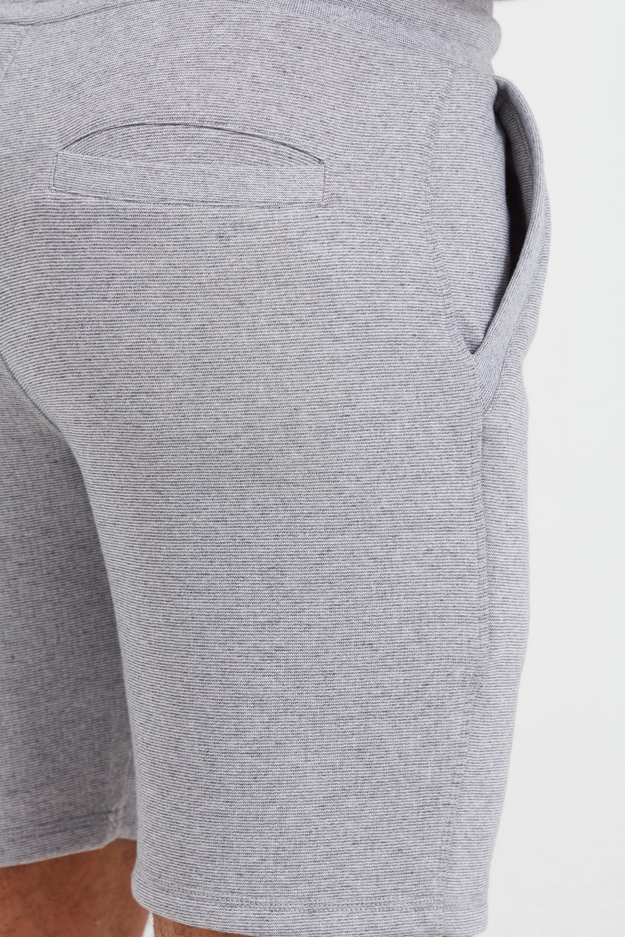 Männer Hosen Solid Sweatshorts 'Nafko' in Grau - SK43174 Männer Hosen Solid Sweatshorts 'Nafko' in Grau - SK43174