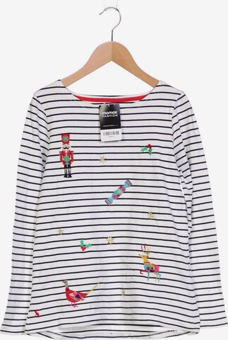 Joules Langarmshirt M in Weiß: predná strana