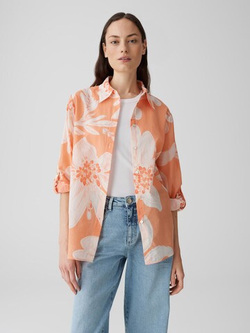 OPUS Bluse 'Fumine Bohème' in Orange: Vorderseite