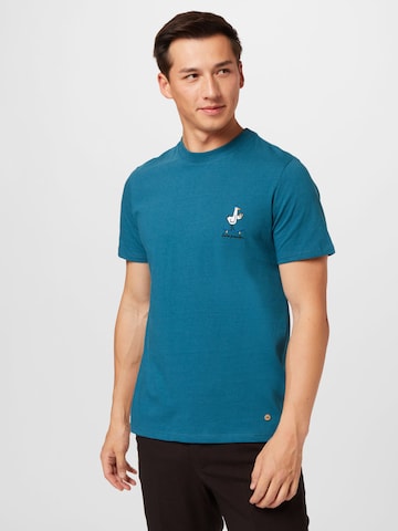 FAGUO Тениска 'ARCY' в синьо: отпред