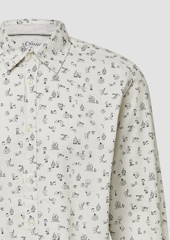 s.Oliver Regular Fit Hemd in Weiß