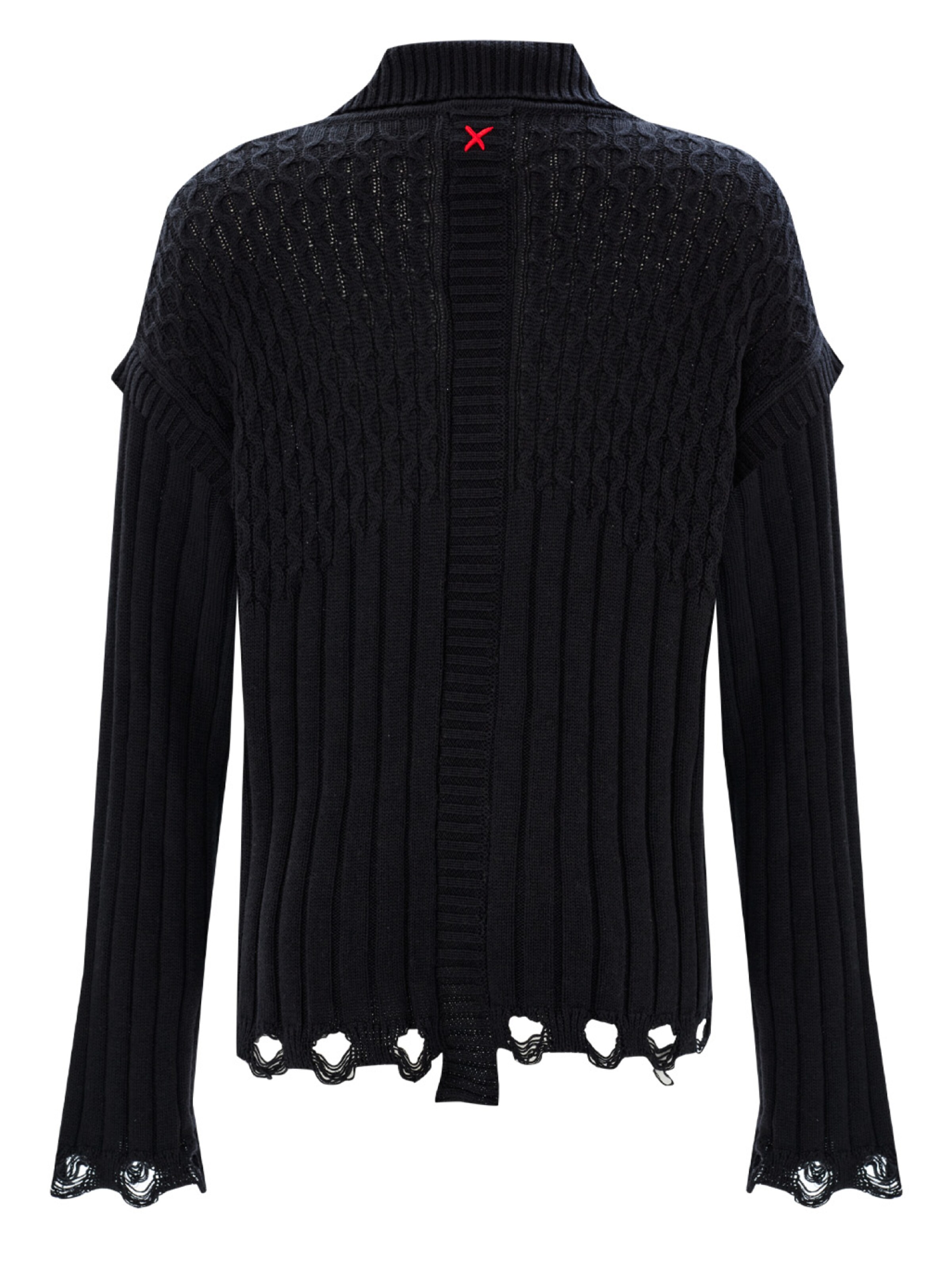 PCFG Sweatvest 'Kadin' in Zwart