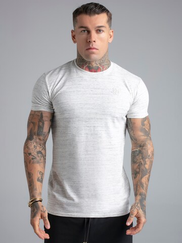 SikSilk Shirt in White: front