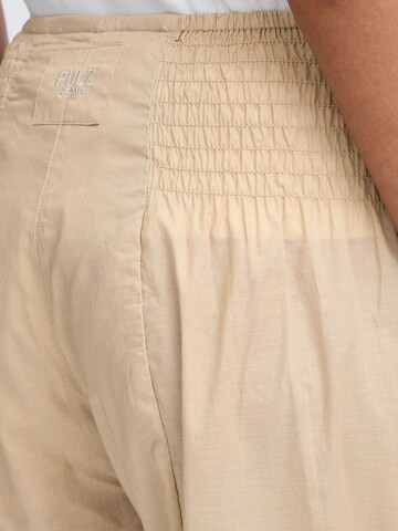 PULZ Jeans - Tapered Pantalón bombacho ' PZJill ' en marrón