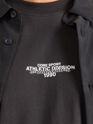 JACK & JONES Koszulka 'JCOBREEZE' w kolorze czarny