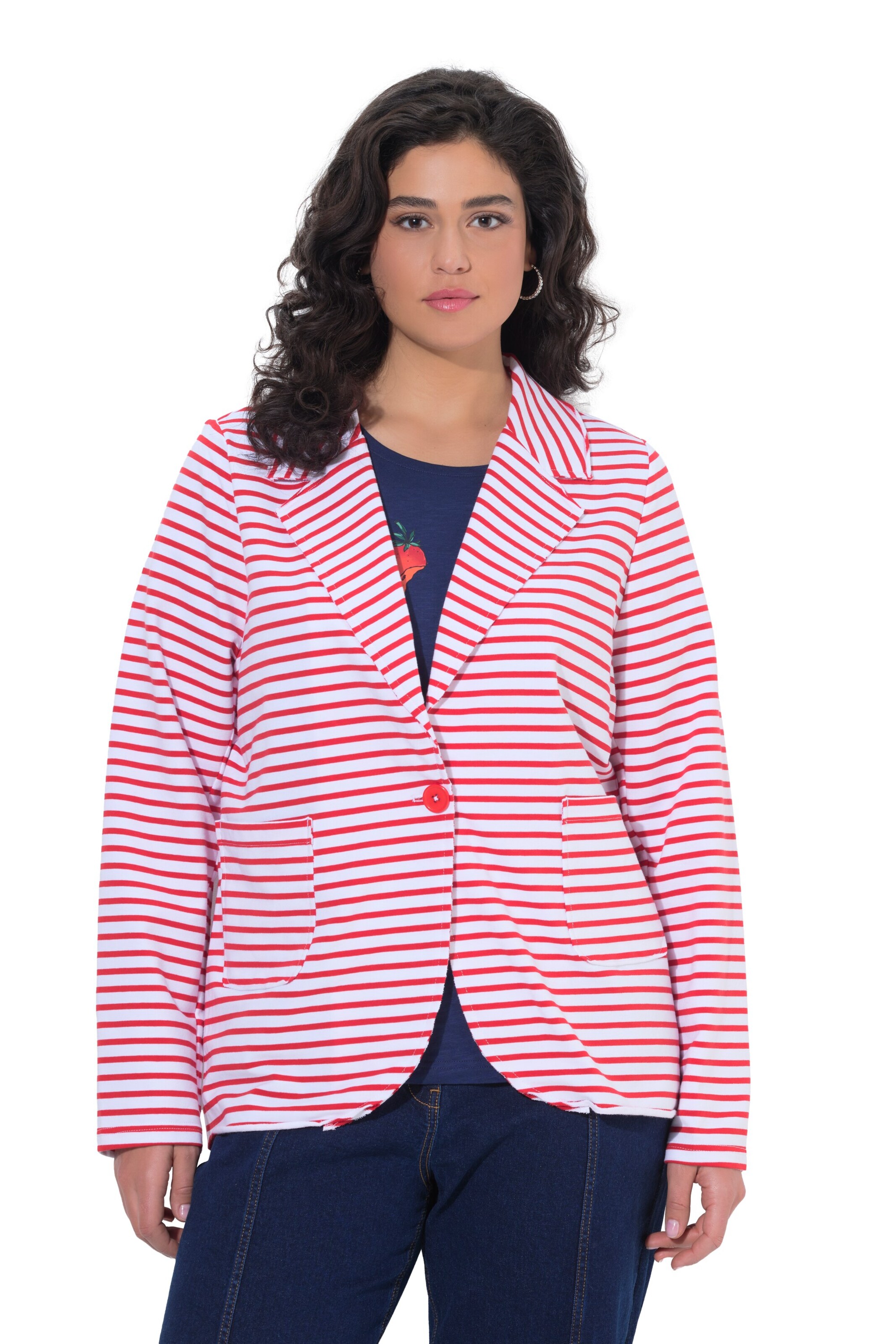 Ulla Popken Blazer in Rot: Vorderseite