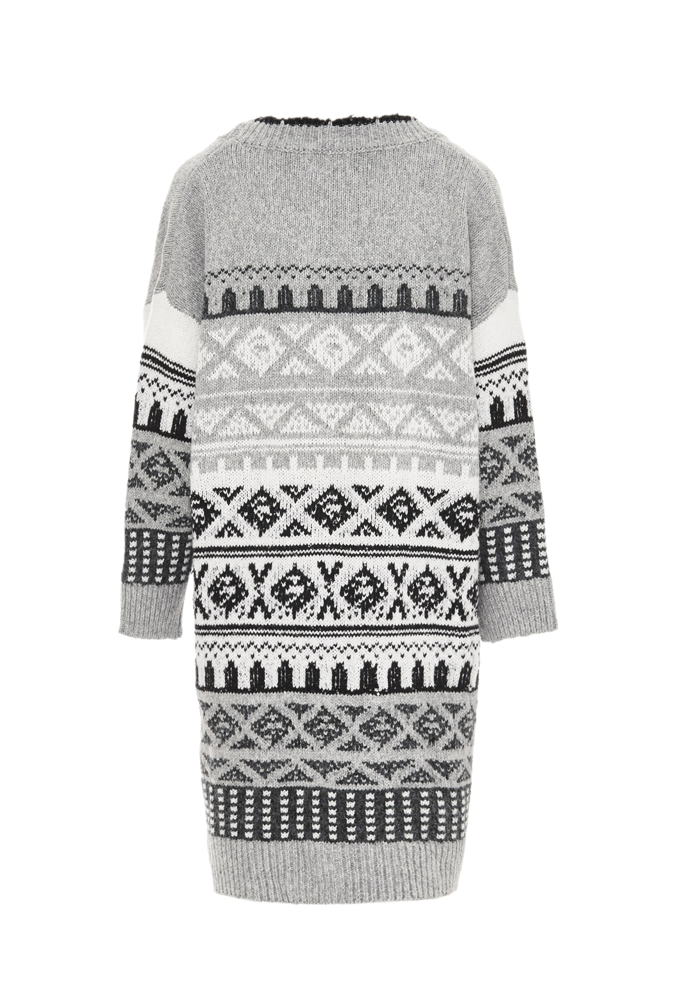 Jalene Плетена жилетка в сиво