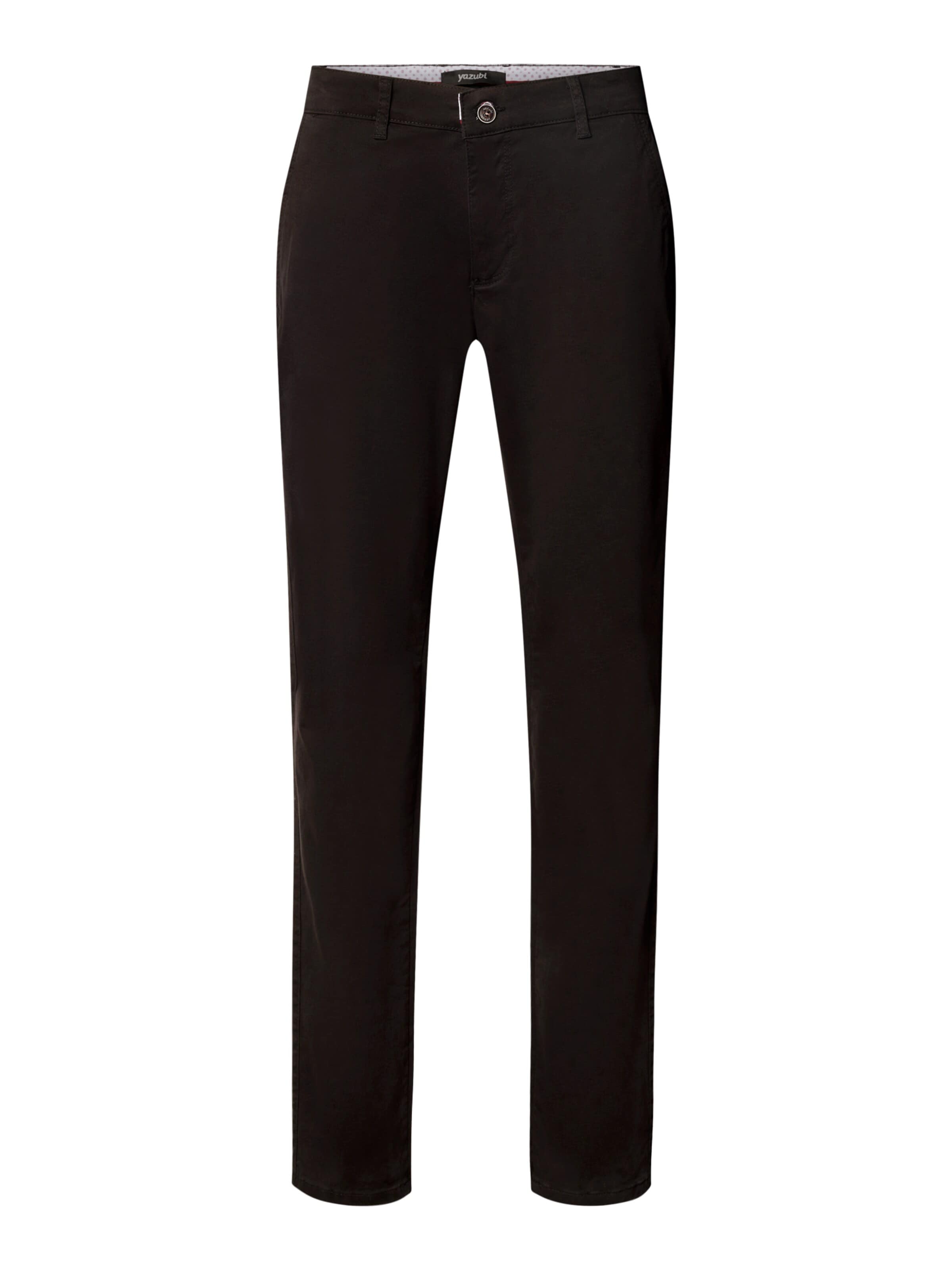 yazubi Slimfit Hose 'Kyle' in Schwarz: Vorderseite