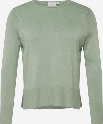 ONLY Carmakoma Sweater 'JULIE' in Green: front