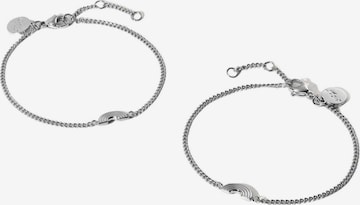 PURELEI Armband 'Rainbow Love' in Zilver: voorkant