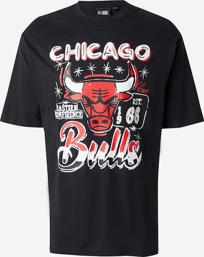 Marškinėliai 'CHIBUL' iš NEW ERA, spalva – raudona / juoda / balta, Prekių apžvalga