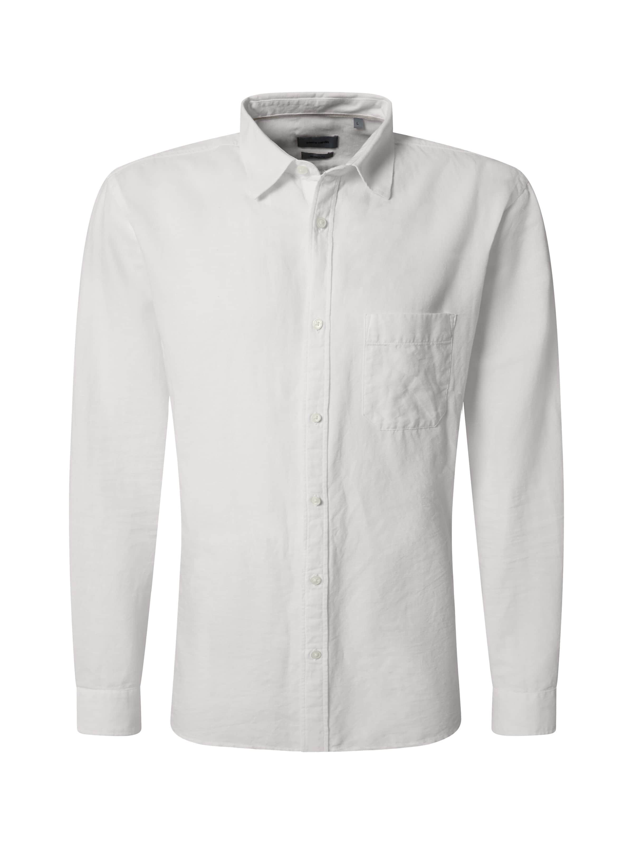 PIERRE CARDIN Regular Fit Hemd in Weiß: Vorderseite