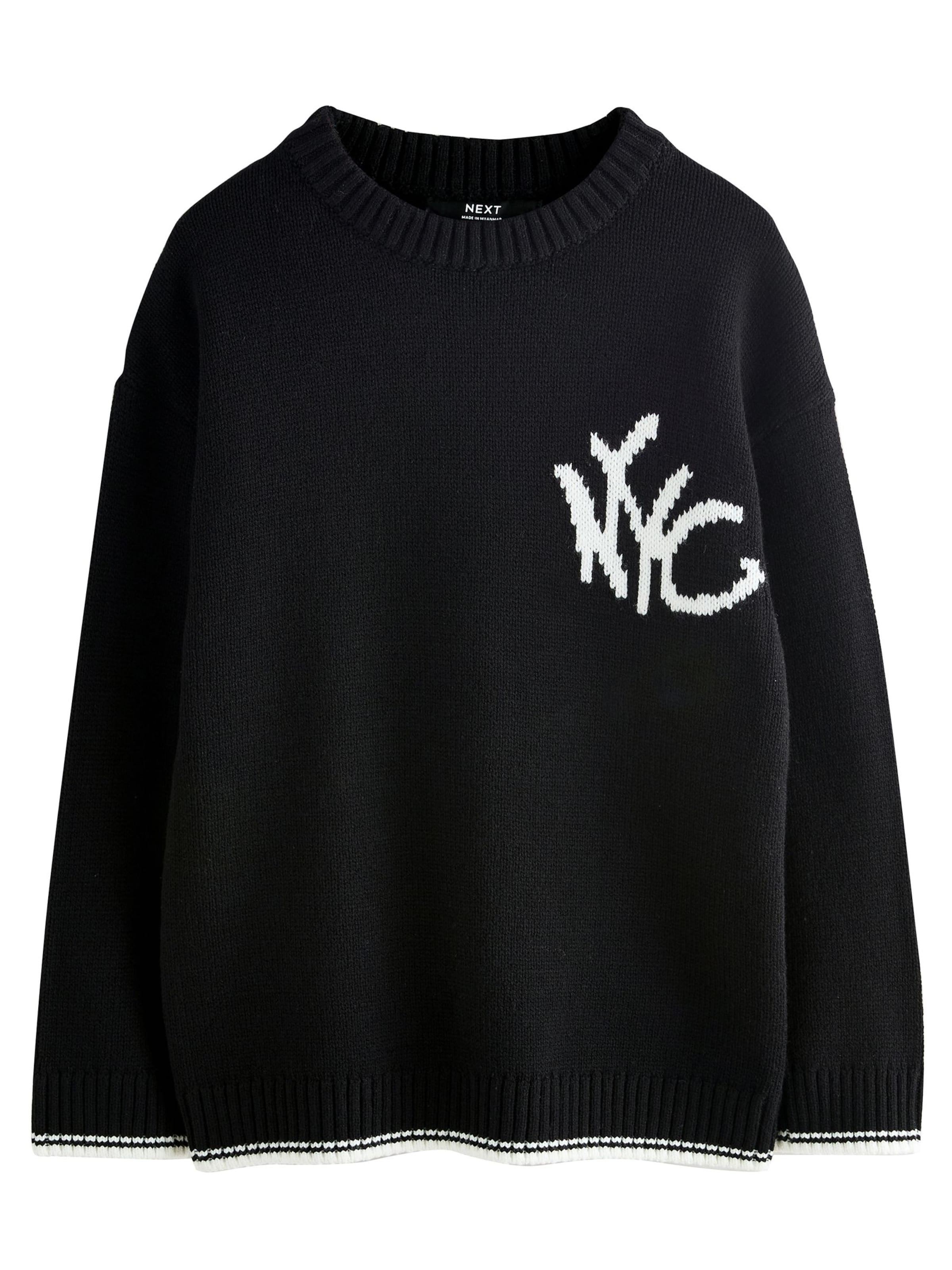 Pull-over Next en noir : devant