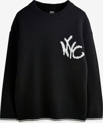 Next Neulepaita värissä musta: etupuoli