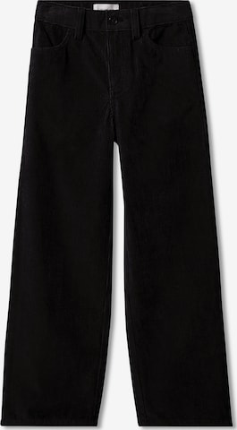 Calvin Klein Jeans Wide Leg Hose in Schwarz: Vorderseite