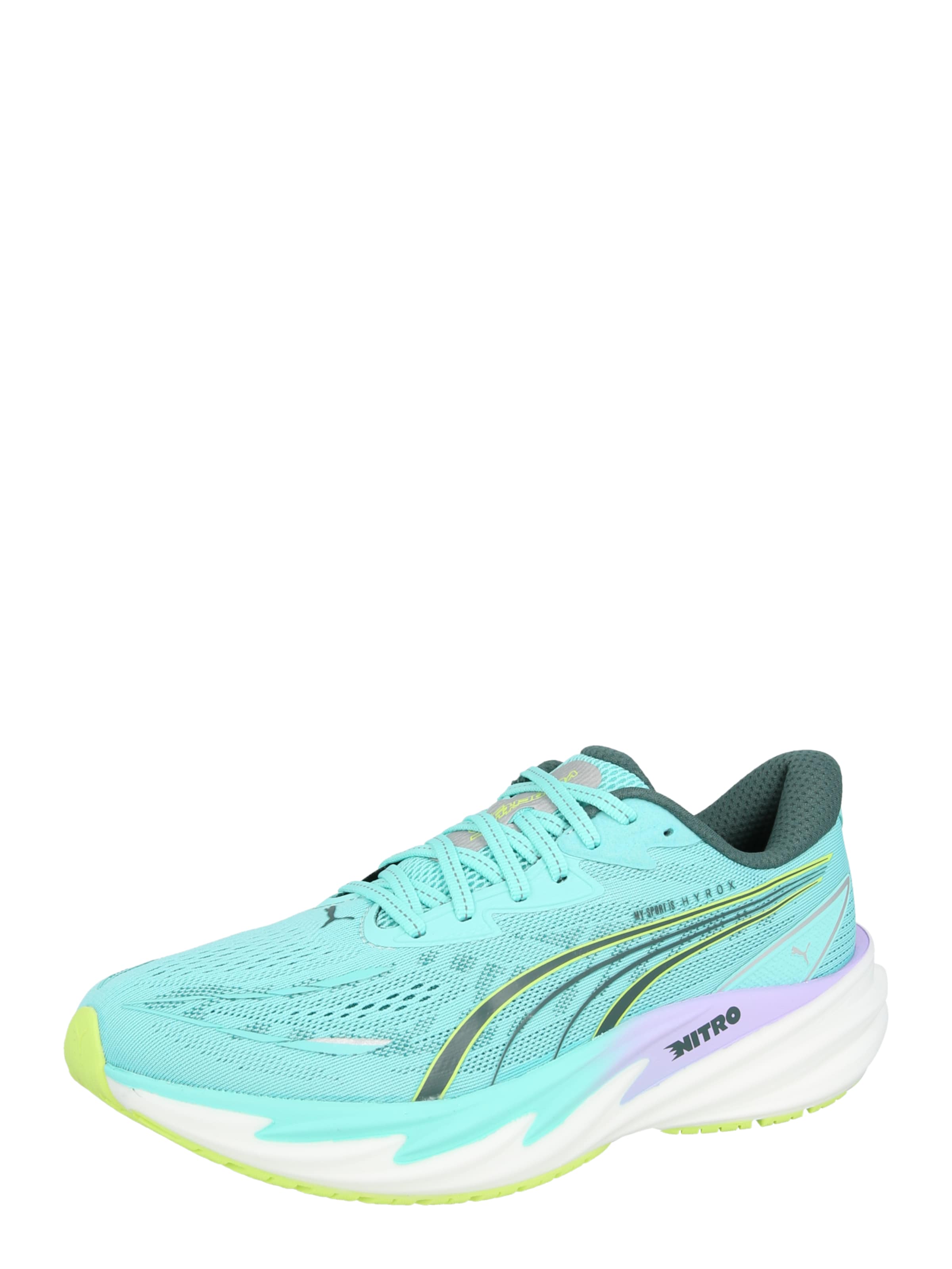 PUMA Laufschuh 'Puma x Hyrox Velocity Nitro 5' in Grün: Vorderseite