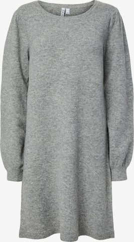 PIECES - Vestido de malha 'PCSALLY' em cinzento: frente