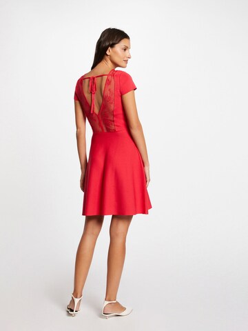Morgan Knit dress in Red