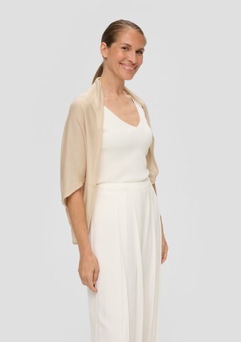 s.Oliver BLACK LABEL Cape in Beige: voorkant