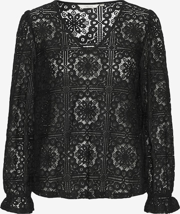 Bluză 'Tiley' de la Cream pe negru: față