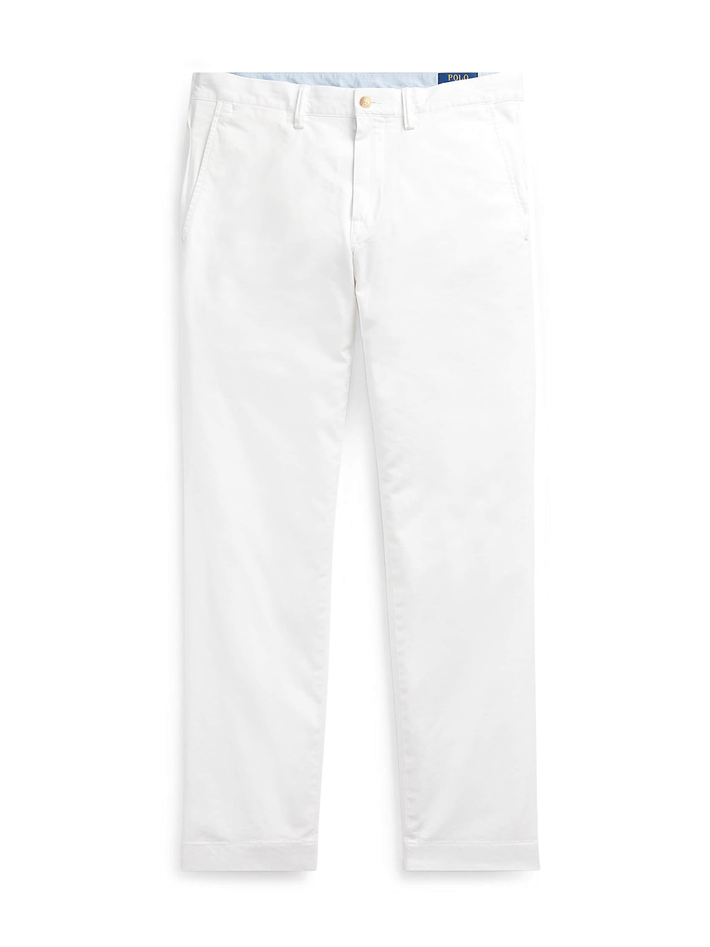 Polo Ralph Lauren Slimfit Chino kalhoty &#x27;BEDFORD&#x27; – bílá: přední strana