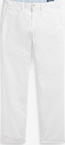 Polo Ralph Lauren Slimfit Chinobyxa 'BEDFORD' i vit: framsida
