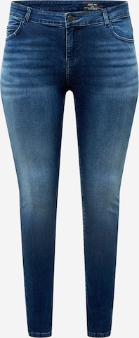 Noisy May Curve Jeans in Blue: front