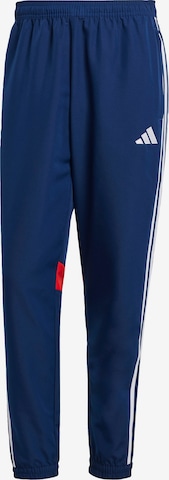 Pantalon de sport 'Tiro 25 Essentials' ADIDAS PERFORMANCE en bleu : devant