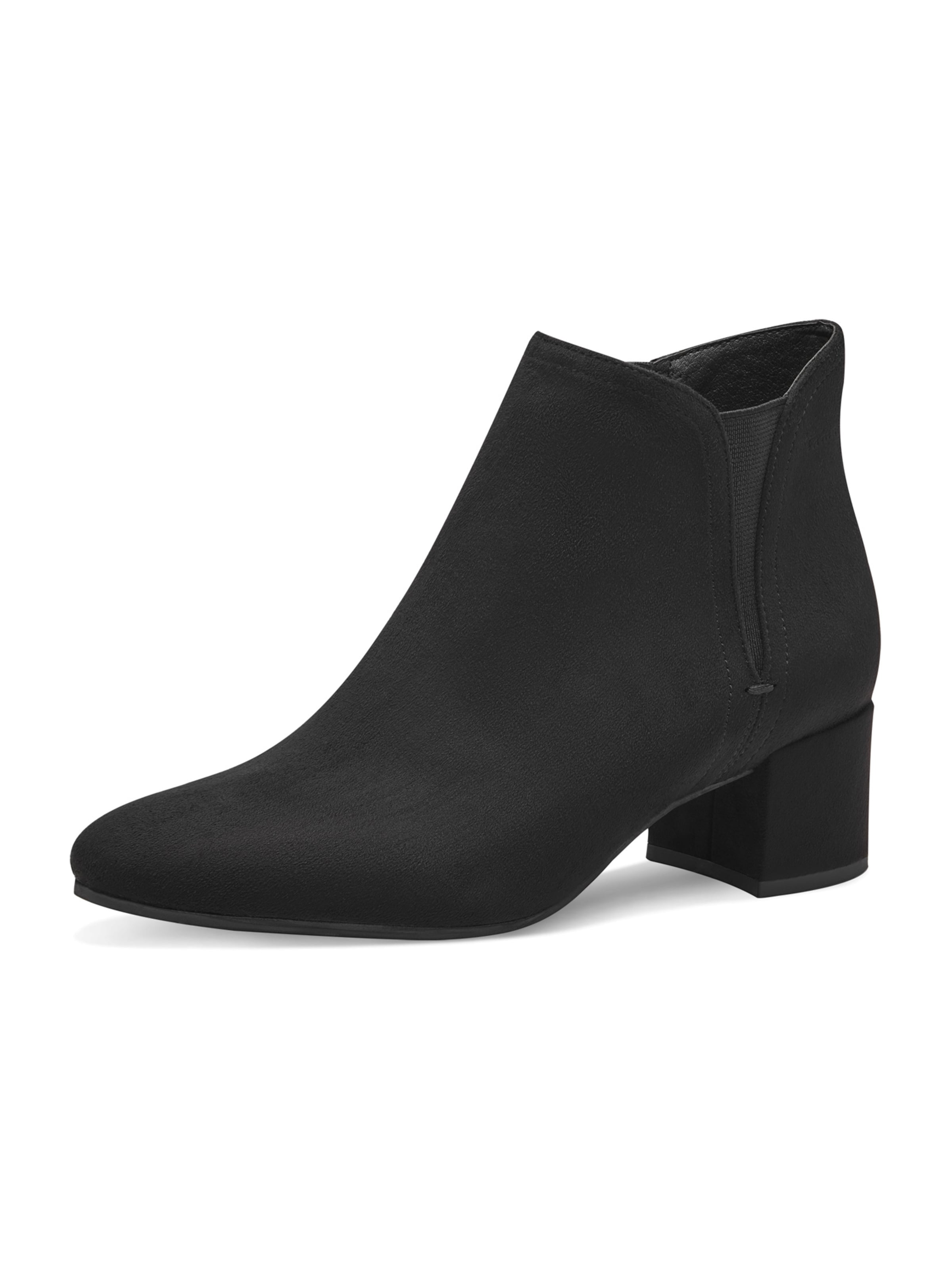 Bottines Tamaris en noir : devant