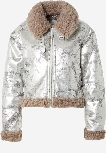 Monki Välikausitakki värissä taupe / hopea, Tuotenäkymä