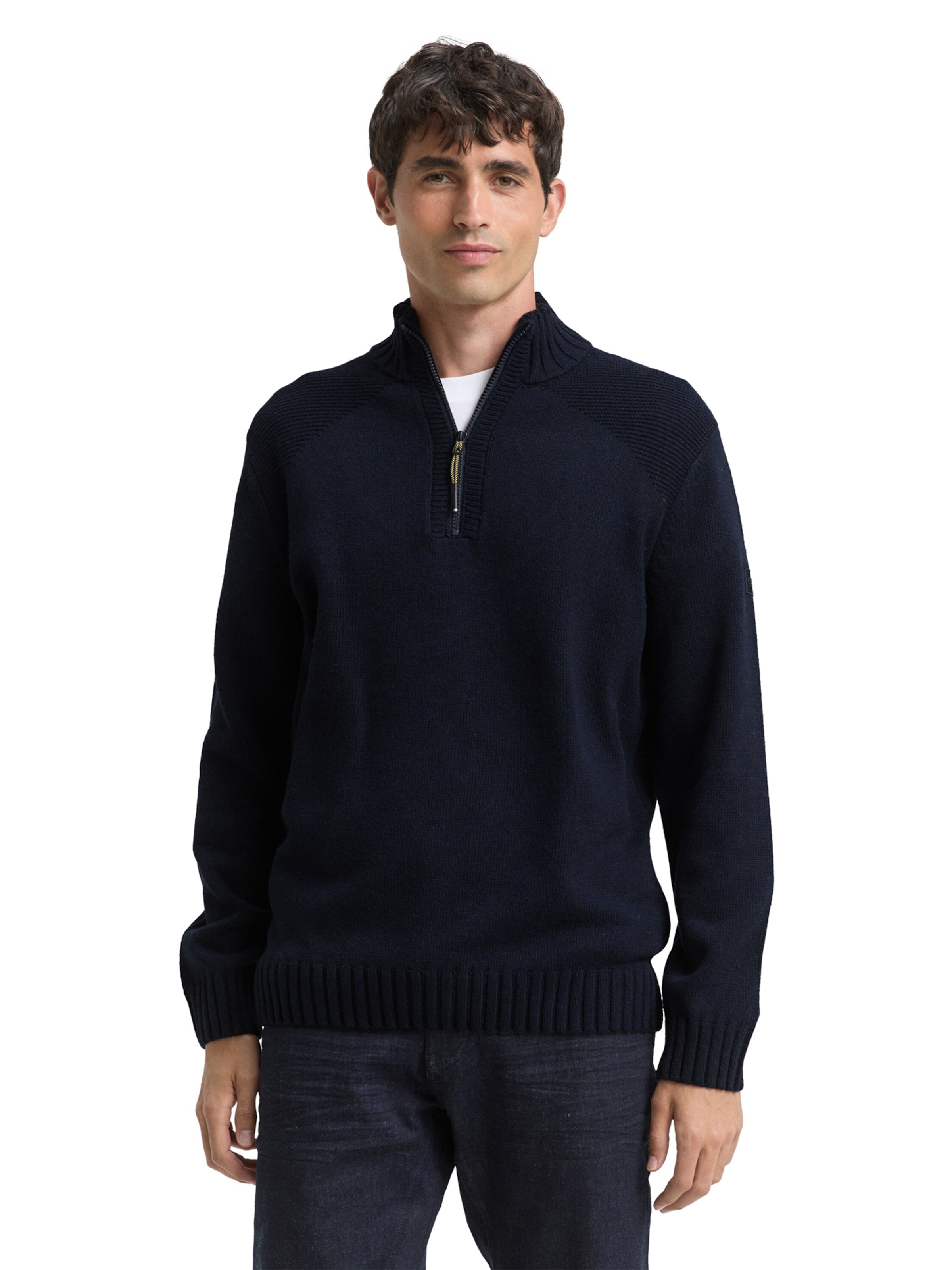 TOM TAILOR Sweater in Blue: front