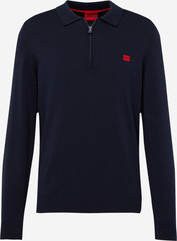 Pull-over 'San Peer-C' HUGO en bleu : devant