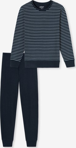 SCHIESSER Pyjama ' UNCOVER Nightwear ' in Blau: predná strana