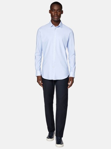 Boggi Milano - Ajuste estrecho Camisa 'B Tech' en azul